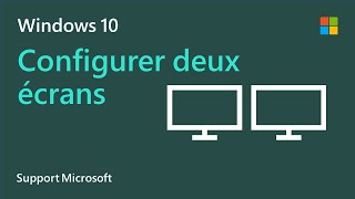 Comment configurer plusieurs écrans sur Windows 10  Microsoft [upl. by Adnawt]