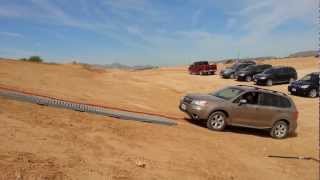 2014 Subaru Forester XMode OFF in action It can still get a grip Success [upl. by Aicram]