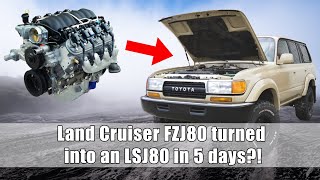 TURNING A LAND CRUISER FZJ80 INTO AN LSJ80 IN 5 DAYS [upl. by Dustie]