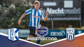 Twee goals in SLOTFASE ⚽  Quick Boys vs Koninklijke HFC  Samenvatting Betnation Divisie 2324 [upl. by Ellasal]