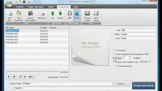 How to convert audio books to M4B for iPodiPhone using AVS Audio Converter [upl. by Abbotsun]