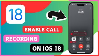 Enable to Call Recording On iOS 18  Call Recorder On iPhone New Method 2024 [upl. by Ameh]