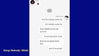 Nobody MitskiIida angstMha texts [upl. by Alleuqcaj]