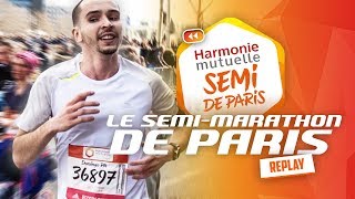 JE COURS LE SEMI MARATHON DE PARIS  21km [upl. by Myrtia]