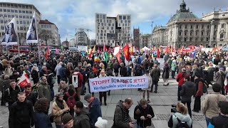 Demo gegen Sicherheitskonferenz in München  17022024 [upl. by Sirej181]