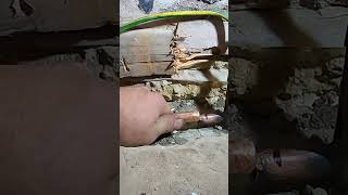 Bonding clamps out the van heatingandplumbing plumbing plumber [upl. by Notsniw]