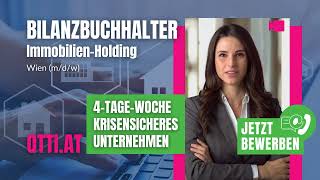 BILANZBUCHHALTERIN Immobilienholding – spannende Karrieremöglichkeit [upl. by Joelie]