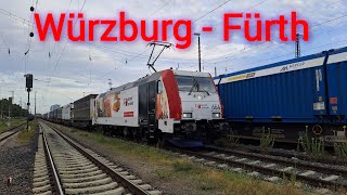 Von Würzburg Hbf nach Fürth Bayern Gbf kleine Umleitung mit dem Paneuropa  Terratrans [upl. by Centeno]