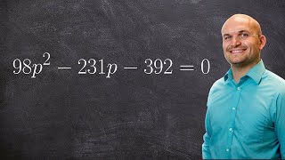 Solve an equation by factoring large numbers [upl. by Nwotna998]