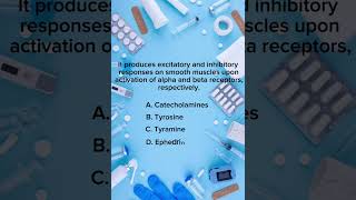 Quiz Time  adrenergic neurotransmission anesthesia pharmaquiz [upl. by Aleekahs]