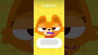 BRUSH BRUSH AWAY those Little MONSTERS 🪥 Brush your Teeth with Lingokids [upl. by Raskind]