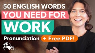 How To Pronounce 50 Business English Words [upl. by Kathlene784]