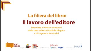 La filiera del libro il lavoro delleditore [upl. by Emorej]