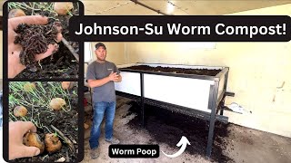 Making Compost Homemade Worm Farm Compost System  Vermicompost [upl. by Enicul559]