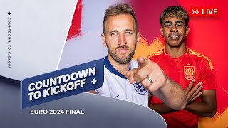 LIVE from Berlin Its EURO 2024 FINAL time with Spain v England  Countdown to Kickoff [upl. by Agarhs]