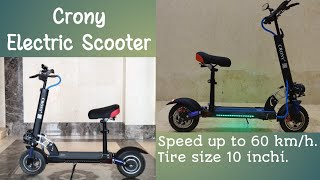 Crony Electric Scooter  Review [upl. by Pfaff]