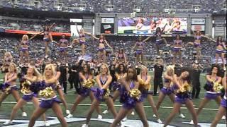 Baltimore Raven Cheerleaders Routine to Sexy and I KnowMPG [upl. by Meyers]