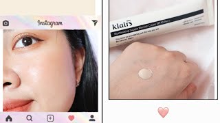 QUAY VỀ VỚI BB CREAM  Klairs Illuminating Supple Blemish Cream  Review  By Thư [upl. by Pejsach738]