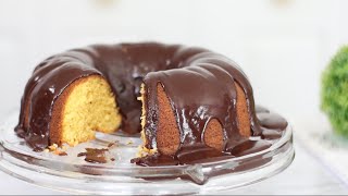 How to make YELLOW CAKE with Homemade CHOCOLATE GANACHE simple Tips to Doctor up Box Cake Mixes [upl. by Adnima]