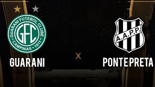 CLASSICO DERBY GUARANI X PONTE PRETA [upl. by Princess339]