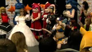 Disney Giselle amp cosplayers at Cosplay Comp Telford 2011 [upl. by Nyrhtak]