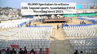 Preparation for 52th Angami sports Association ASA wrestling meet 2024 [upl. by Zoila]