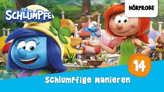 Die Schlümpfe  Folge 14 Schlumpfige Manieren  Hörprobe zum Hörspiel [upl. by Yezdnil]