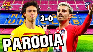 Canción Barcelona vs Atlético Madrid 30 Parodia LA FALDA  Myke Towers [upl. by Eppillihp]