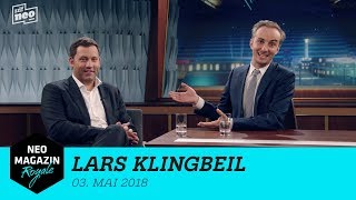 Lars Klingbeil zu Gast  NEO MAGAZIN ROYALE mit Jan Böhmermann  ZDFneo [upl. by Ryder510]