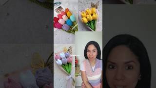 Tutorial 👆 flores tejidas a crochet crochet florestejidas [upl. by Woolley]