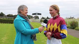 Kim Clapperton Gets To Know Apprentice Jockey Elle Sole [upl. by Ateinotna]