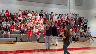 Middle School Back to School Pep Rally [upl. by Ynattirb165]