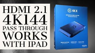 Elgatos 4K X meets the iPad Lets talk about Streaming and Game Capture [upl. by Imuy]