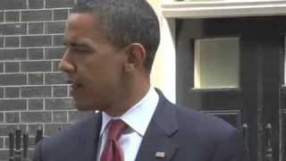 Barack Obama at 10 Downing Street London [upl. by Lefton]