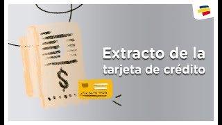 ¿Cómo entender el extracto de mi Tarjeta de Crédito  Bancolombia [upl. by Nylidam252]