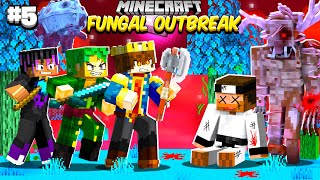 PART 5  WE FOUND CURE IN FUNGAL INFECTION OUTBREAK WORLD😰 MINECRAFT [upl. by Rennie]