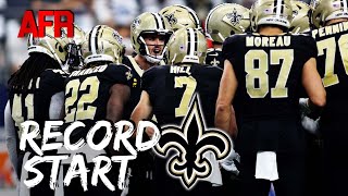 Former Saints LB Evaluates Saints RecordSetting Start  Is New Orleans Offense Sustainable [upl. by Ahsieyk]