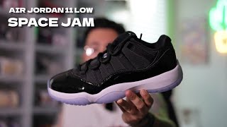 A LOWkey classic is BACK  Air Jordan 11 Low Space Jam Unboxing amp Review [upl. by Issi]