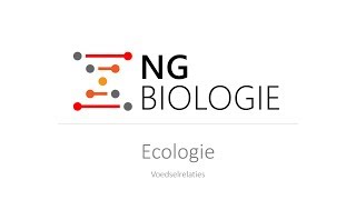 Ecologie  voedselrelaties  HAVOVWO [upl. by Babette]