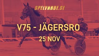 Uppsnack V75 Jägersro 2511 [upl. by Yrrej]