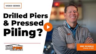 What is the Difference Between Drilled Piers and Pressed Piling  KC Pier [upl. by Accebor]