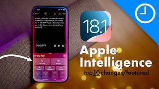 iOS 181  Apple Intelligence Review  Top 10 Features [upl. by Komsa]