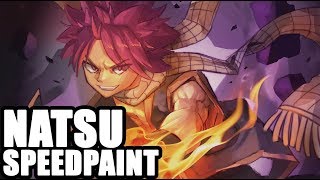 Natsu Dragneel Fairy Tail Speedpaint with Procreate App [upl. by Perrine465]