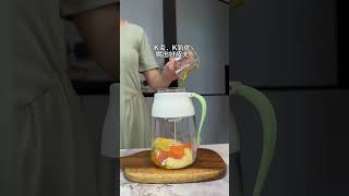 自制饮品 果蔬汁 喝出来的健康亚麻籽油homemadedrinks fruitandvegetablejuice drinkhealth flaxseedoil [upl. by Nade]