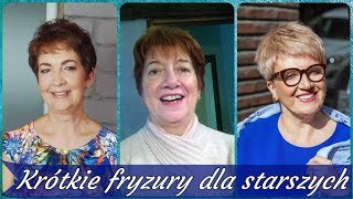 Top 20 💝 najmodniejsze fryzury dla starszych pań włosy krótkie 2019 [upl. by Ysnat594]