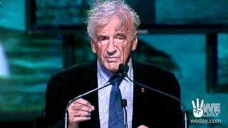 Elie Wiesel on hope compassion and the power of youth at WE Day [upl. by Richlad435]