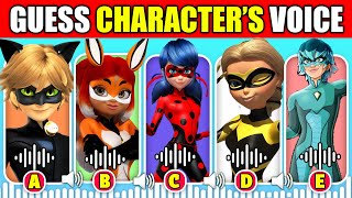 🔊 IMPOSSIBLE Guess the Miraculous Ladybug Season 3 Characters by Voice 🔊  Cat Noir Rena Rouge [upl. by Floria493]