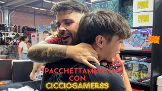 SPACCHETTO POKEMON CON CICCIOGAMER89 AL MODENA NERD  CiccioGamer89 [upl. by Melony]