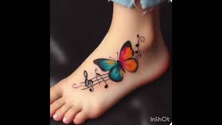 Top trending tattoo designs very beautiful colourful tattoo designs 💞💞 [upl. by Anitak]