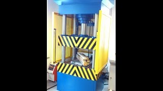 Vulcanization hydraulic press 100t [upl. by Granger16]